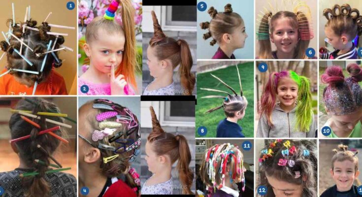 Crazy Hair Day Ideas